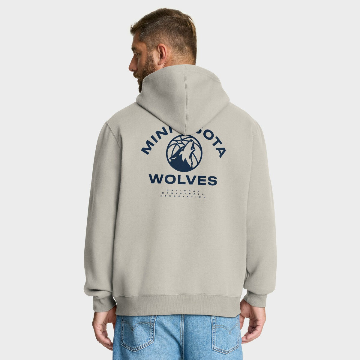 Fanatics - Minnesota Timberwolves Crossover Collection Blocked Shot Premium Pullover Hoodie - Off White