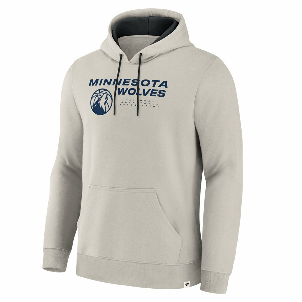 Fanatics - Minnesota Timberwolves Crossover Collection Blocked Shot Premium Pullover Hoodie - Off White