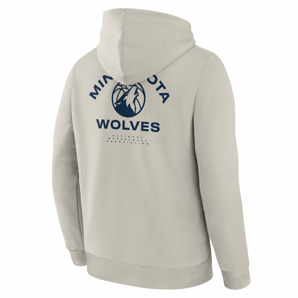 Fanatics - Minnesota Timberwolves Crossover Collection Blocked Shot Premium Pullover Hoodie - Off White