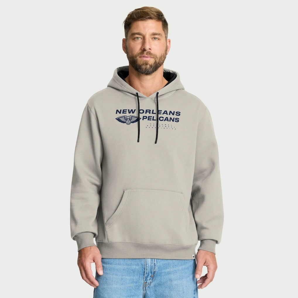 Fanatics - New Orleans Pelicans Crossover Collection Blocked Shot Premium Pullover Hoodie - Off White