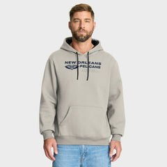 Fanatics - New Orleans Pelicans Crossover Collection Blocked Shot Premium Pullover Hoodie - Off White