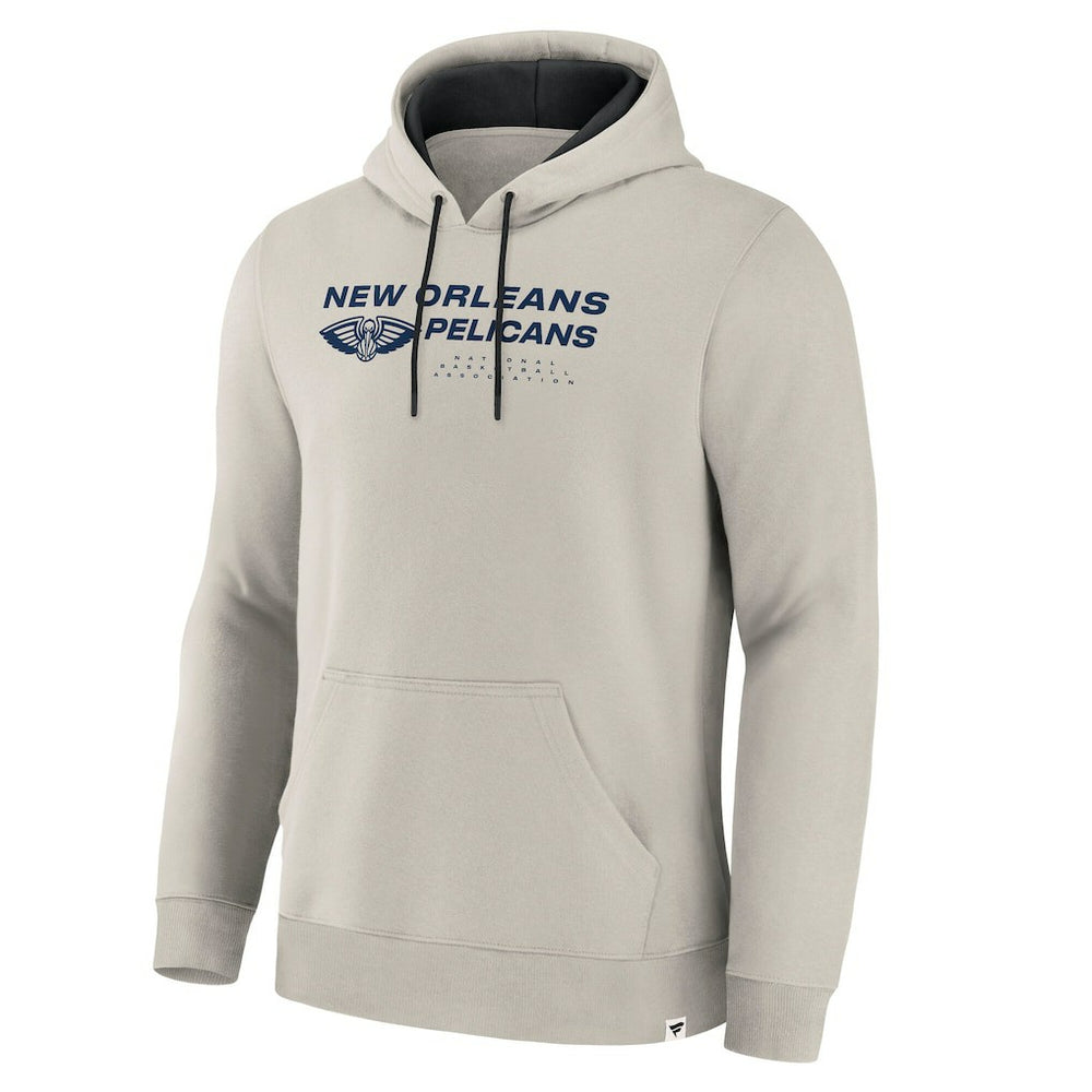 Fanatics - New Orleans Pelicans Crossover Collection Blocked Shot Premium Pullover Hoodie - Off White