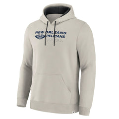 Fanatics - New Orleans Pelicans Crossover Collection Blocked Shot Premium Pullover Hoodie - Off White