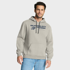 Fanatics - Oklahoma City Thunder Crossover Collection Blocked Shot Premium Pullover Hoodie - Off White