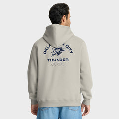 Fanatics - Oklahoma City Thunder Crossover Collection Blocked Shot Premium Pullover Hoodie - Off White