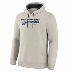Fanatics - Oklahoma City Thunder Crossover Collection Blocked Shot Premium Pullover Hoodie - Off White