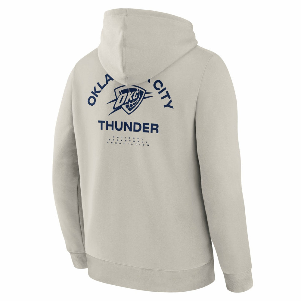 Fanatics - Oklahoma City Thunder Crossover Collection Blocked Shot Premium Pullover Hoodie - Off White