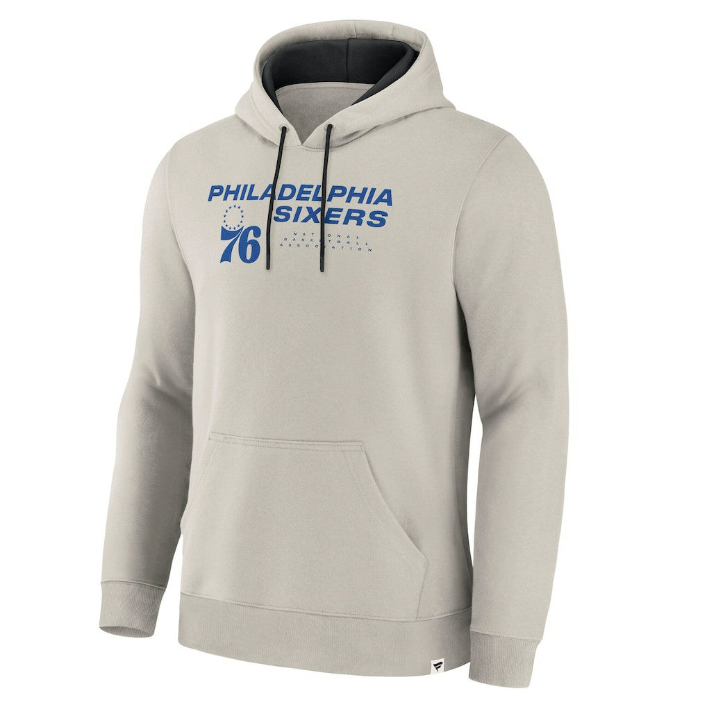 Fanatics - Philadelphia 76ers Crossover Collection Blocked Shot Premium Pullover Hoodie - Off White