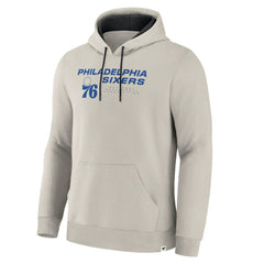 Fanatics - Philadelphia 76ers Crossover Collection Blocked Shot Premium Pullover Hoodie - Off White