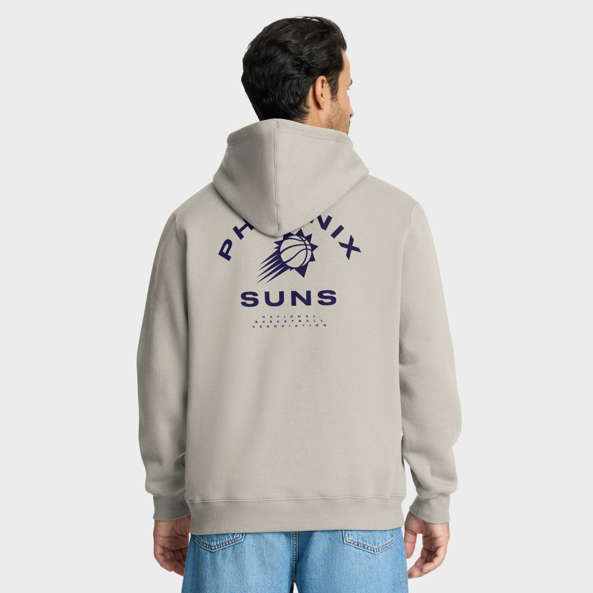 Fanatics - Phoenix Suns Crossover Collection Blocked Shot Premium Pullover Hoodie - Off White