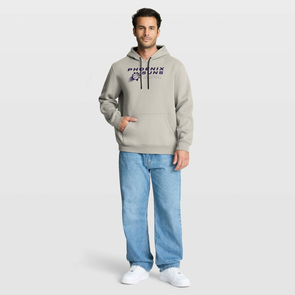 Fanatics - Phoenix Suns Crossover Collection Blocked Shot Premium Pullover Hoodie - Off White