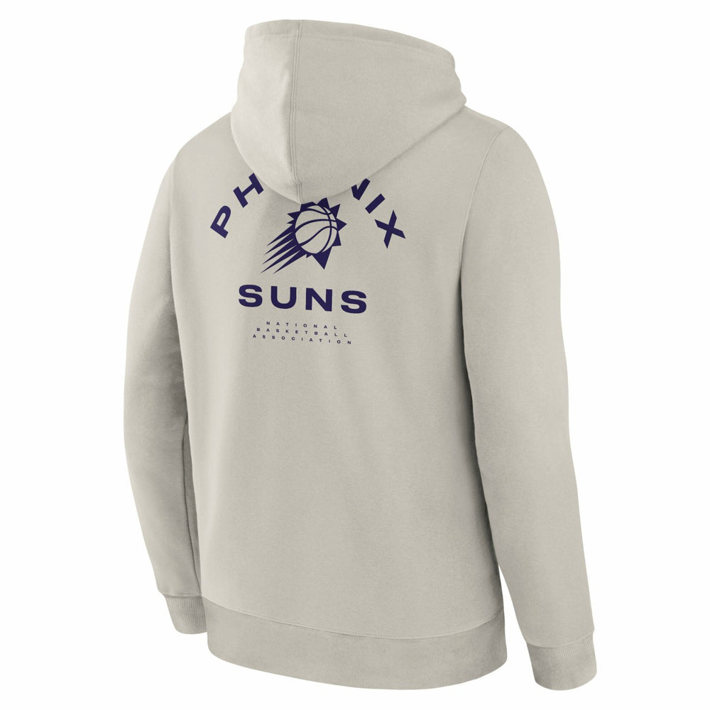 Fanatics - Phoenix Suns Crossover Collection Blocked Shot Premium Pullover Hoodie - Off White