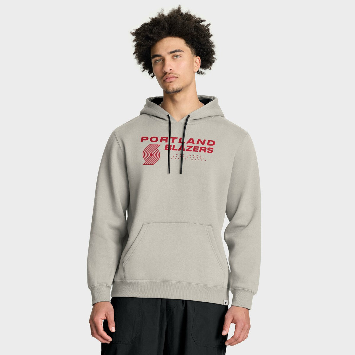 Fanatics - Portland Trail Blazers Crossover Collection Blocked Shot Premium Pullover Hoodie - Off White