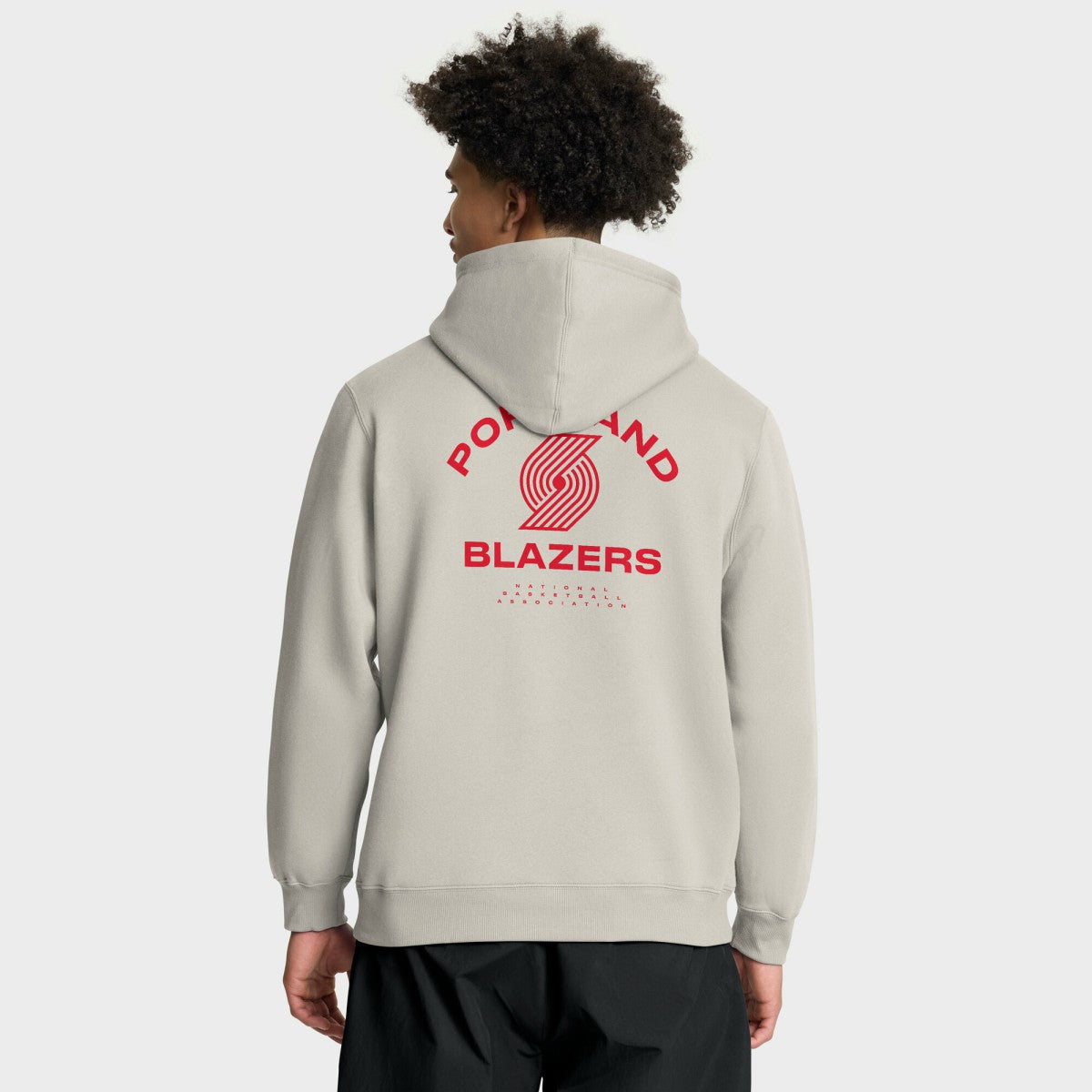 Fanatics - Portland Trail Blazers Crossover Collection Blocked Shot Premium Pullover Hoodie - Off White