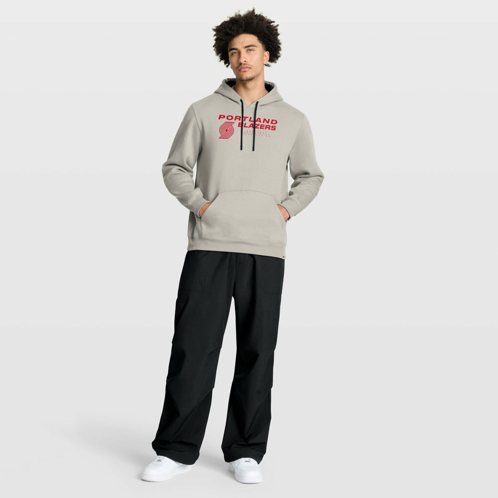 Fanatics - Portland Trail Blazers Crossover Collection Blocked Shot Premium Pullover Hoodie - Off White