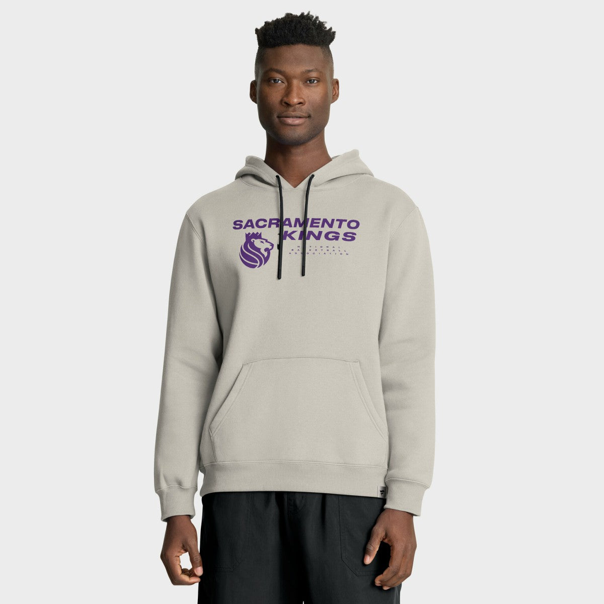Fanatics - Sacramento Kings Crossover Collection Blocked Shot Premium Pullover Hoodie - Off White
