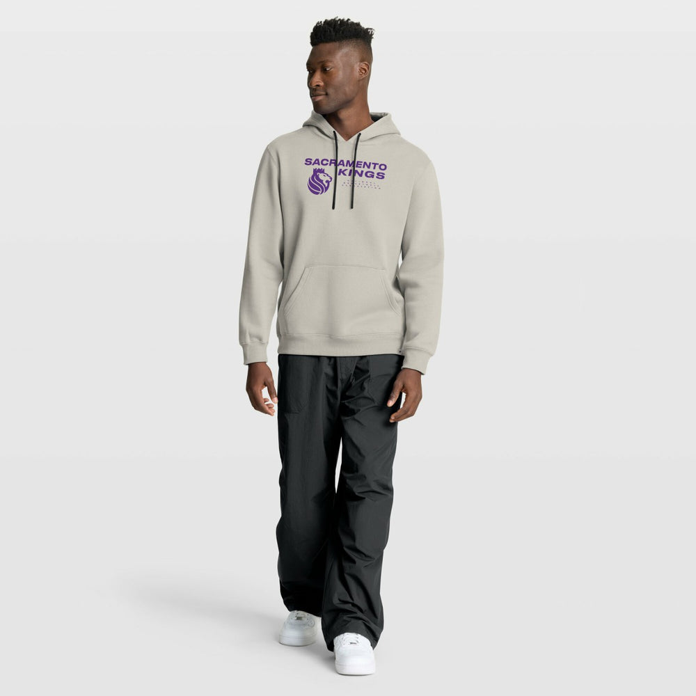 Fanatics - Sacramento Kings Crossover Collection Blocked Shot Premium Pullover Hoodie - Off White