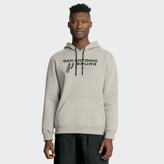 Fanatics - San Antonio Spurs Crossover Collection Blocked Shot Premium Pullover Hoodie - Off White