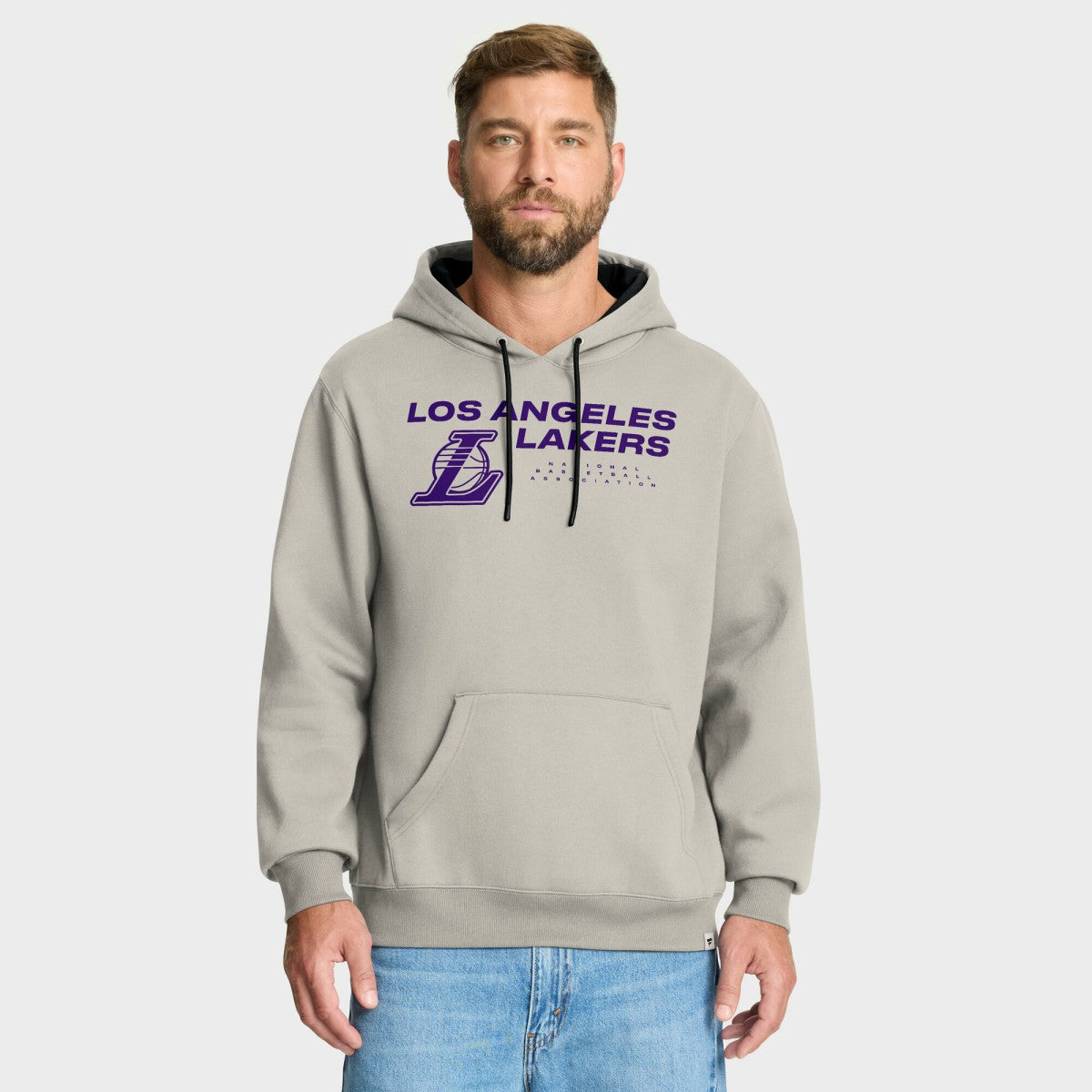 Fanatics - Los Angeles Lakers Crossover Collection Blocked Shot Premium Pullover Hoodie - Off White