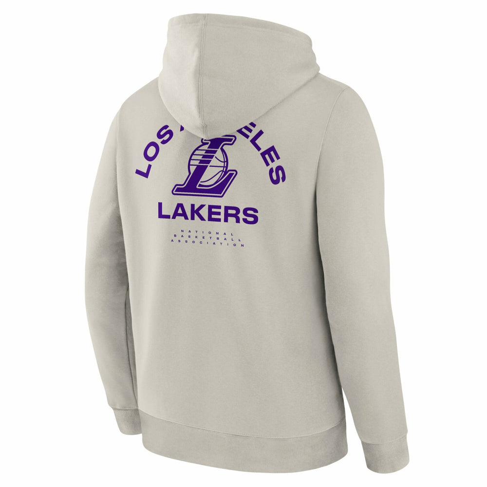 Fanatics - Los Angeles Lakers Crossover Collection Blocked Shot Premium Pullover Hoodie - Off White