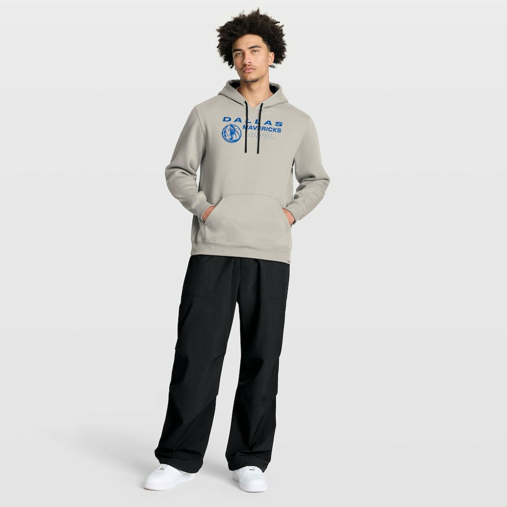 Fanatics - Dallas Mavericks Crossover Collection Blocked Shot Premium Pullover Hoodie - Off White