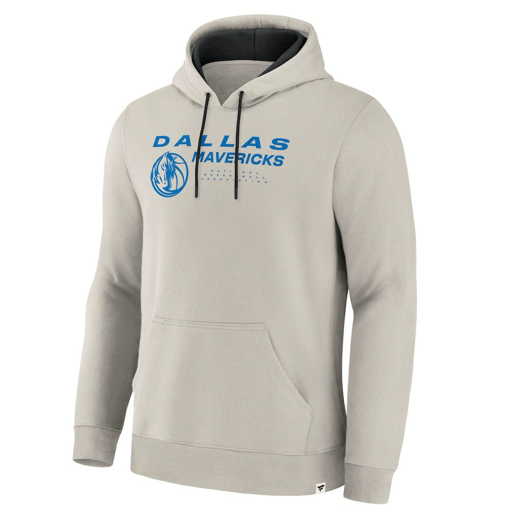 Fanatics - Dallas Mavericks Crossover Collection Blocked Shot Premium Pullover Hoodie - Off White
