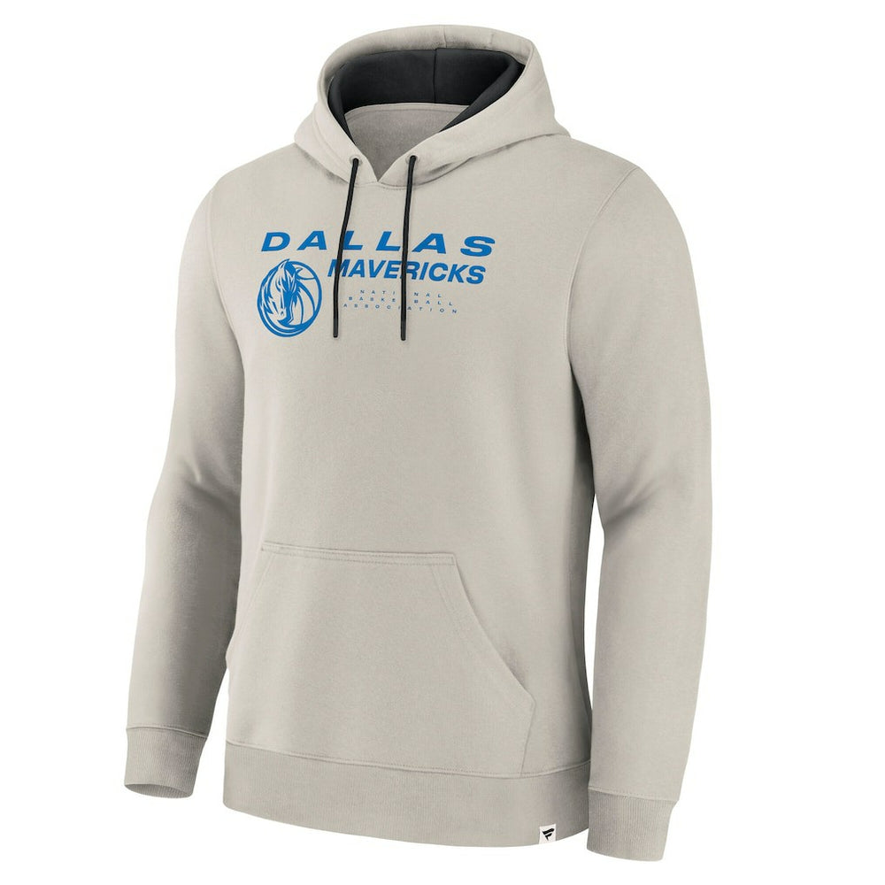 Fanatics - Dallas Mavericks Crossover Collection Blocked Shot Premium Pullover Hoodie - Off White