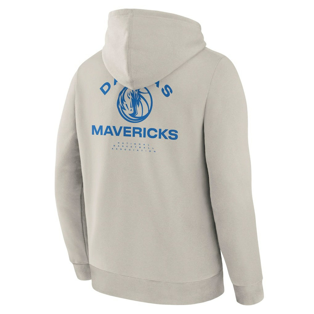 Fanatics - Dallas Mavericks Crossover Collection Blocked Shot Premium Pullover Hoodie - Off White