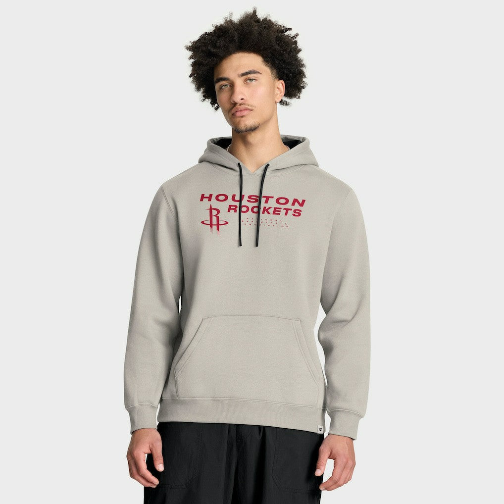 Fanatics - Houston Rockets Crossover Collection Blocked Shot Premium Pullover Hoodie - Off White