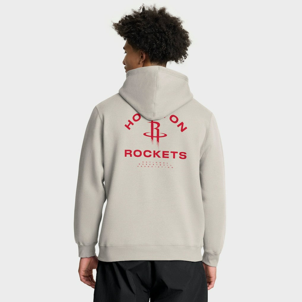 Fanatics - Houston Rockets Crossover Collection Blocked Shot Premium Pullover Hoodie - Off White