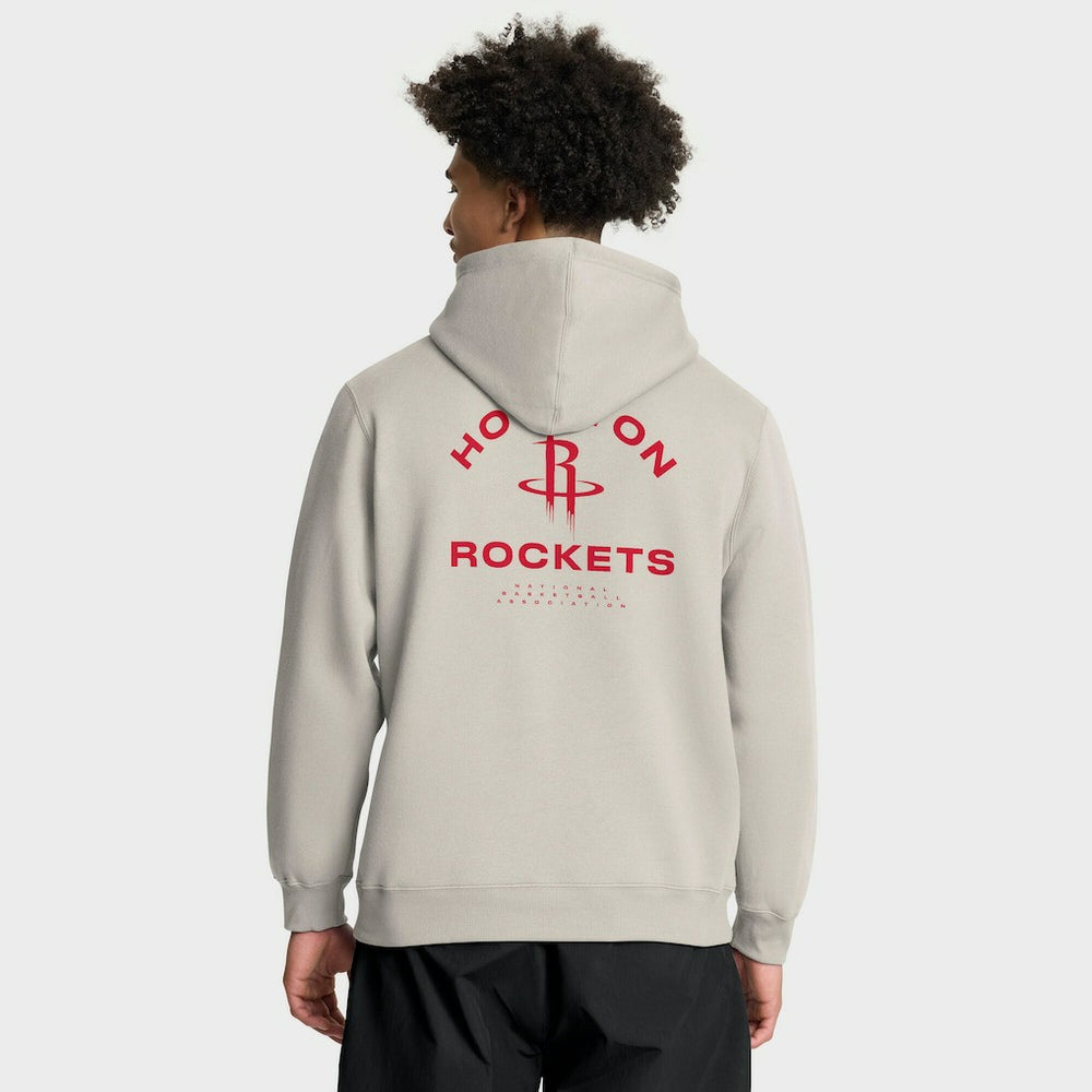 Fanatics - Houston Rockets Crossover Collection Blocked Shot Premium Pullover Hoodie - Off White