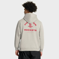 Fanatics - Houston Rockets Crossover Collection Blocked Shot Premium Pullover Hoodie - Off White