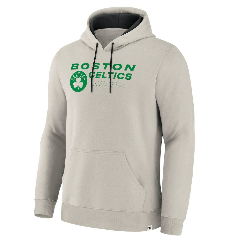 Fanatics - Boston Celtics Crossover Collection Blocked Shot Premium Pullover Hoodie - Off White