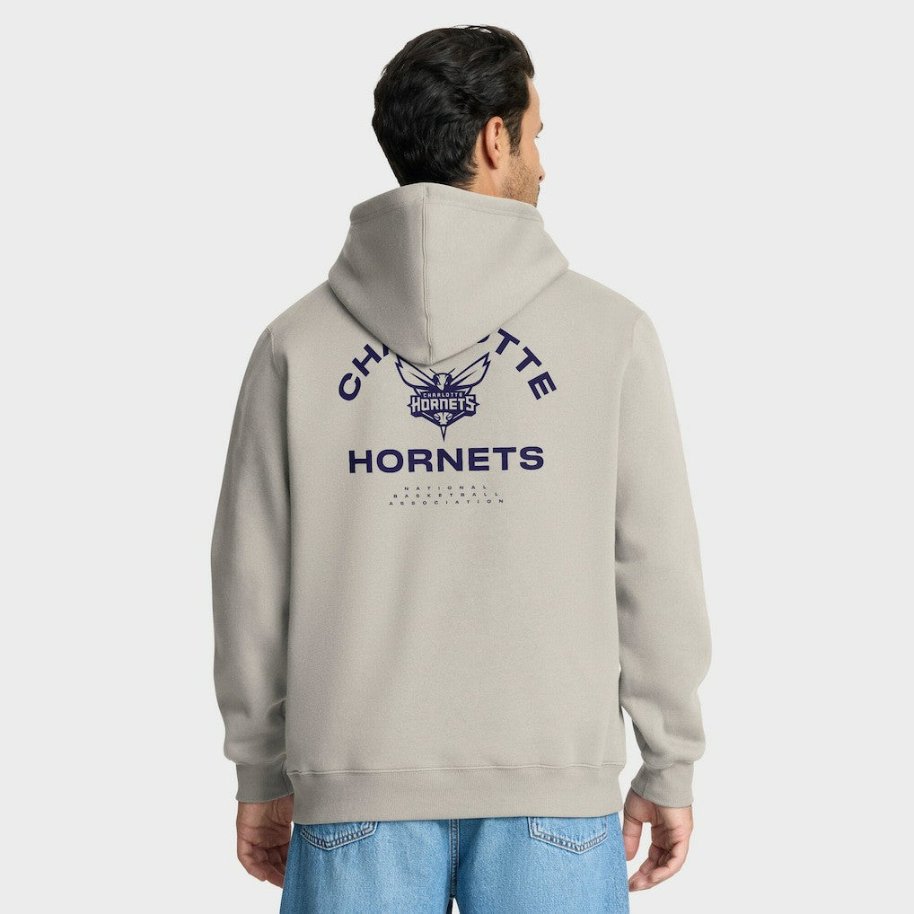 Fanatics - Charlotte Hornets Crossover Collection Blocked Shot Premium Pullover Hoodie - Off White