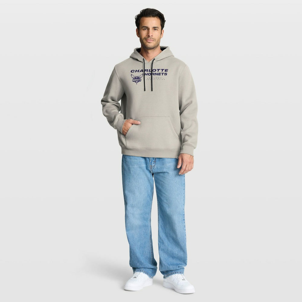 Fanatics - Charlotte Hornets Crossover Collection Blocked Shot Premium Pullover Hoodie - Off White