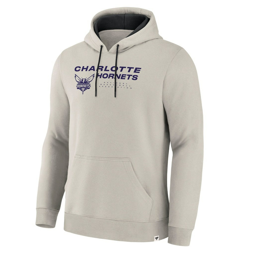 Fanatics - Charlotte Hornets Crossover Collection Blocked Shot Premium Pullover Hoodie - Off White