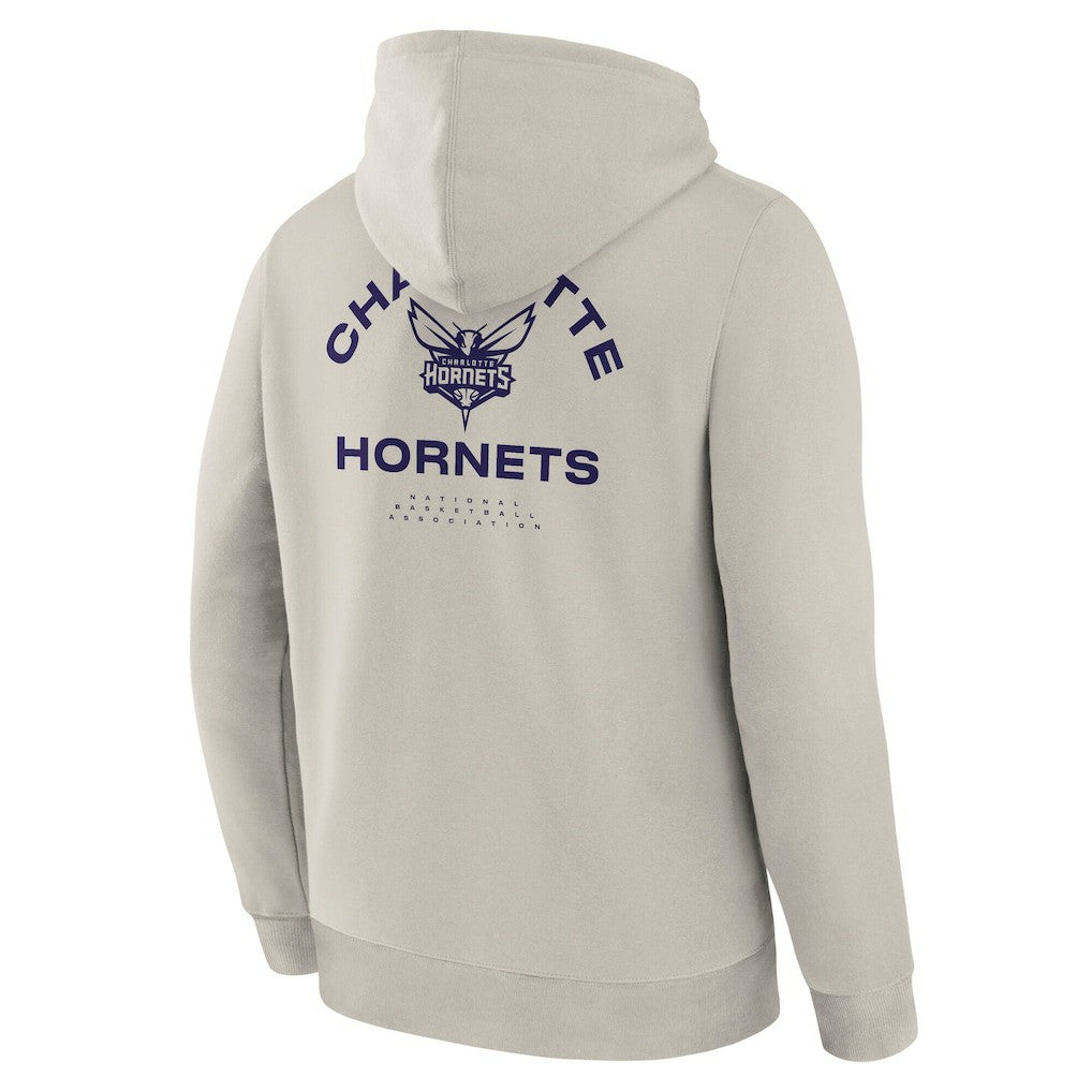 Fanatics - Charlotte Hornets Crossover Collection Blocked Shot Premium Pullover Hoodie - Off White