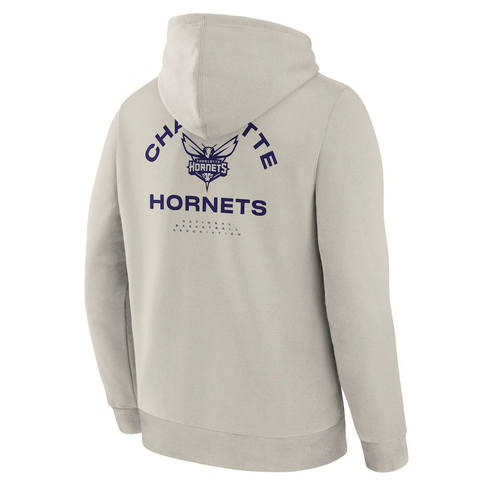 Fanatics - Charlotte Hornets Crossover Collection Blocked Shot Premium Pullover Hoodie - Off White