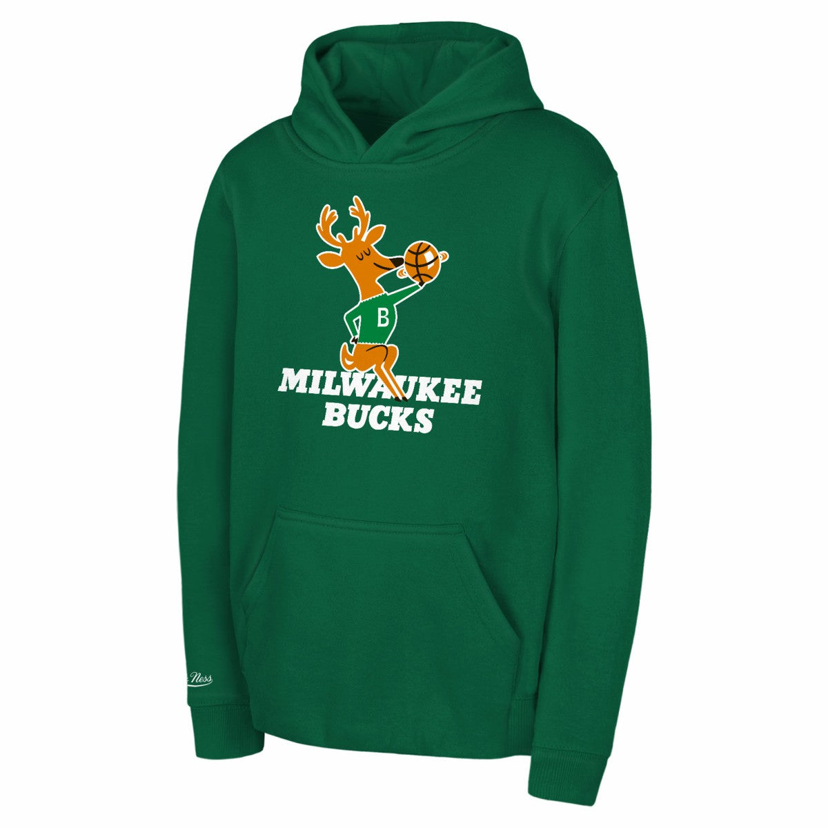 Mitchell & Ness - Milwaukee Bucks Preschool Retro Logo Pullover Hoodie - Green