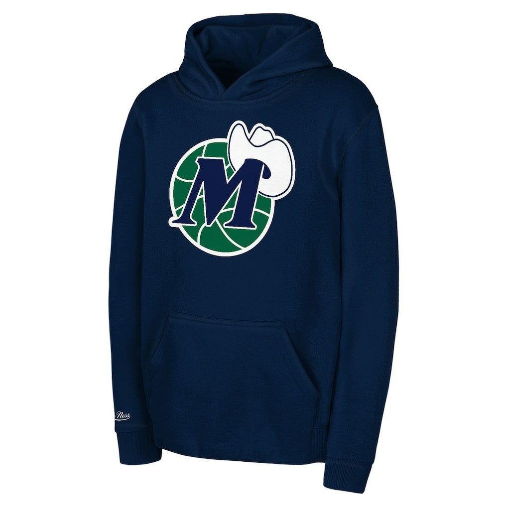 Mitchell & Ness - Dallas Mavericks Preschool Retro Logo Pullover Hoodie - Navy