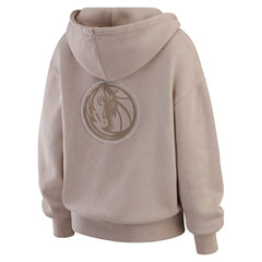 NBA - Dallas Mavericks WEAR by Erin Andrews Women's Washed Pullover Crewdie - Tan