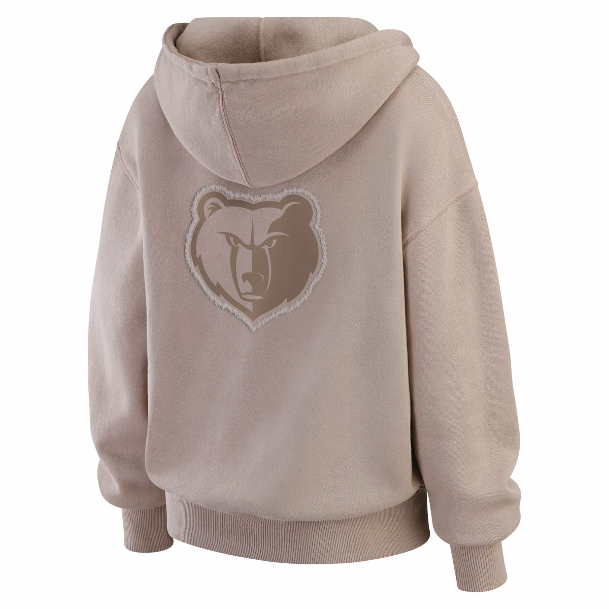 NBA - Memphis Grizzlies WEAR by Erin Andrews Women's Washed Pullover Crewdie - Tan