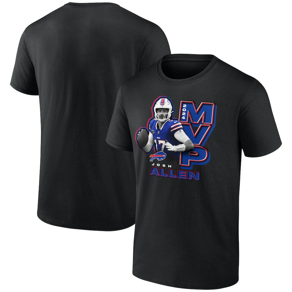 Josh Allen Buffalo Bills 2024 NFL MVP T-Shirt Black - NFL