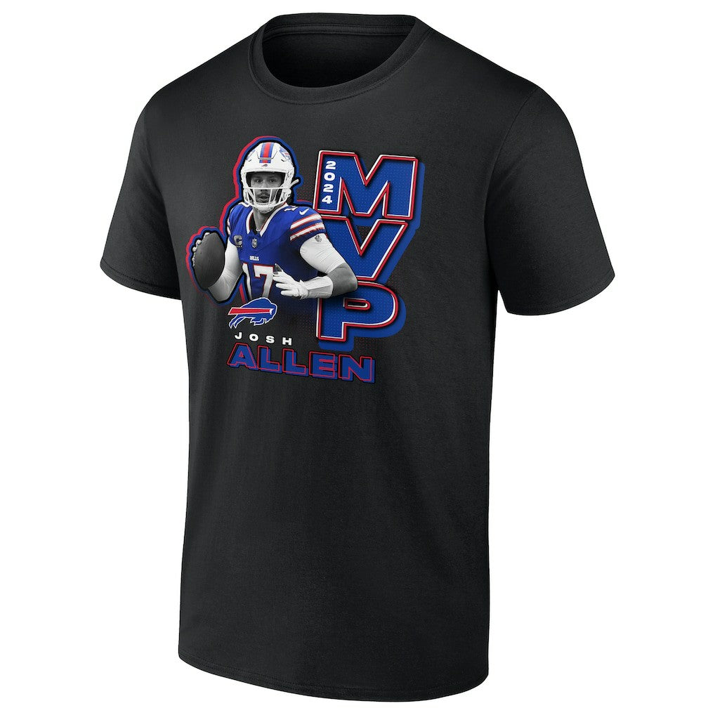 Josh Allen Buffalo Bills 2024 NFL MVP T-Shirt Black - NFL