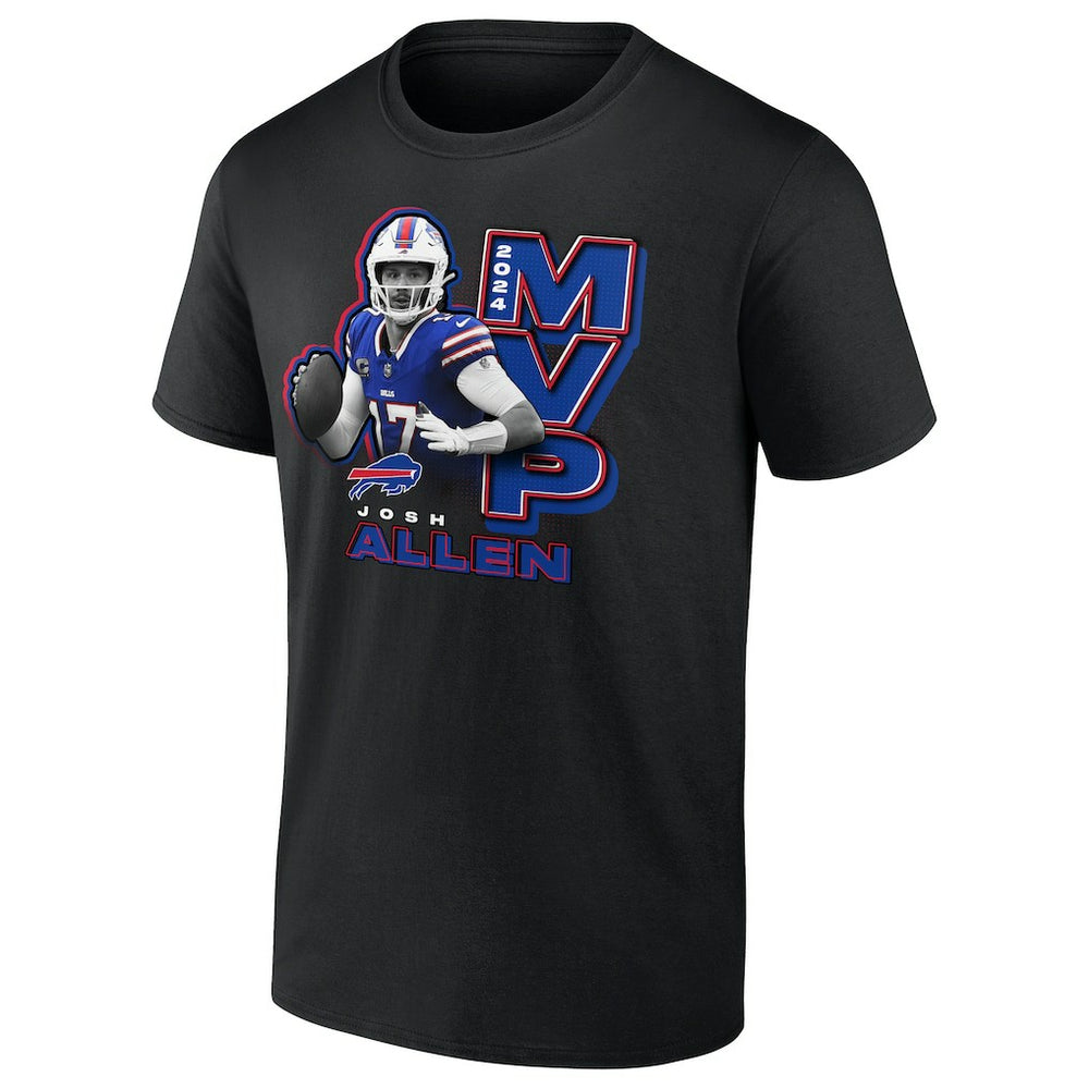 Josh Allen Buffalo Bills 2024 NFL MVP T-Shirt Black - NFL