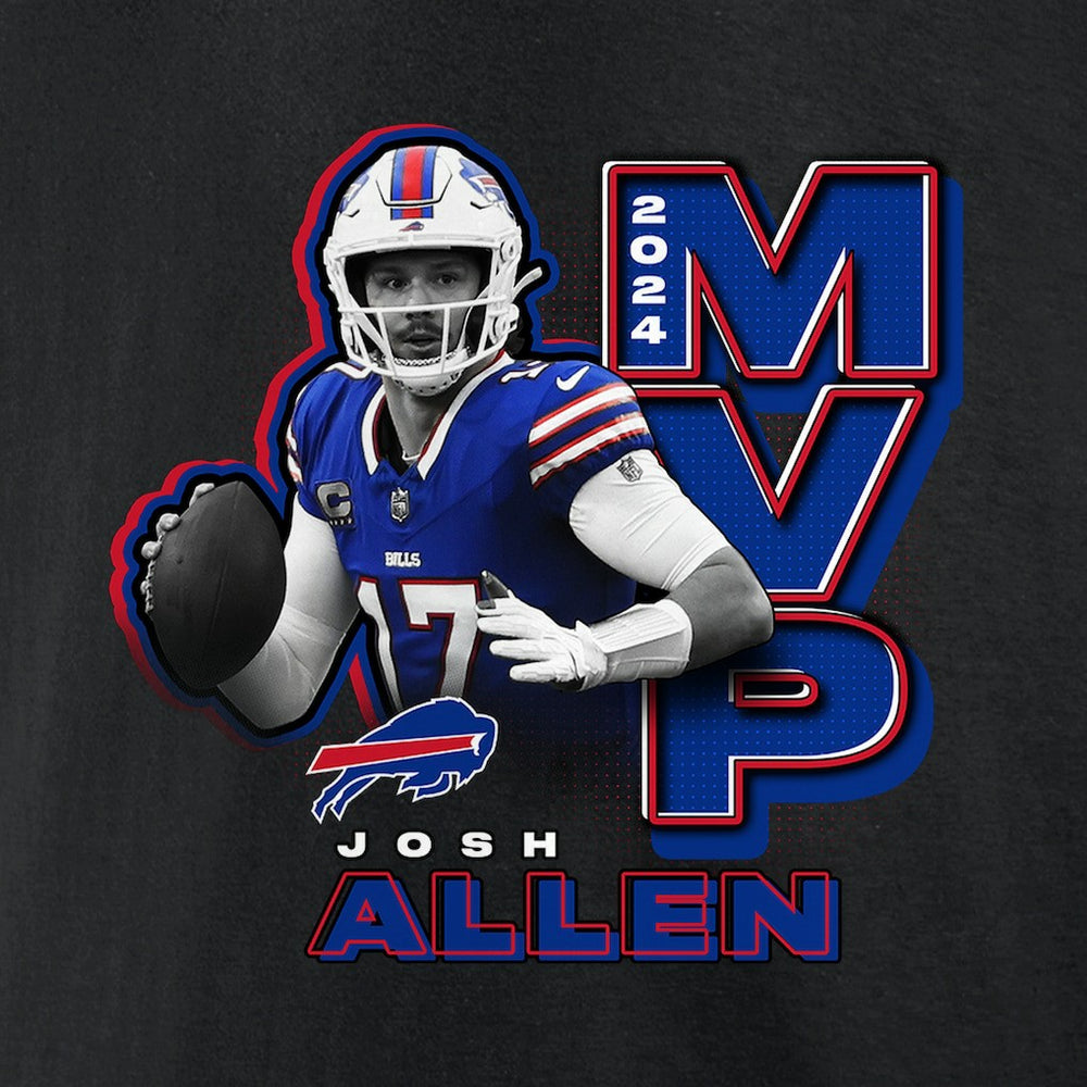 Josh Allen Buffalo Bills 2024 NFL MVP T-Shirt Black - NFL
