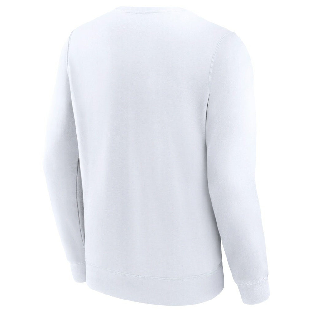 Philadelphia Eagles Super Bowl LIX Champions Iconic Victory Fleece Sweatshirt White - Fanatics