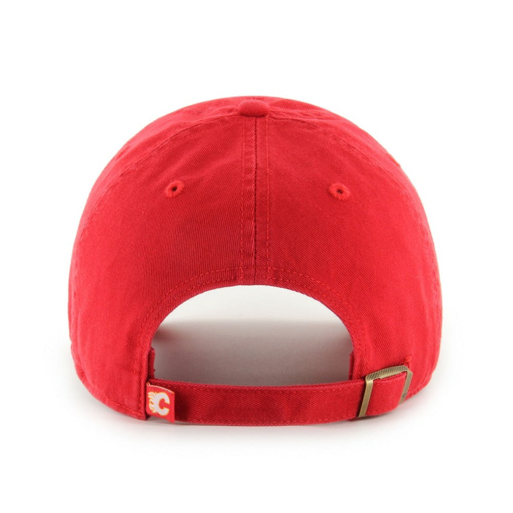 Calgary Flames - '47 Core Logo Clean Up Adjustable Hat Red