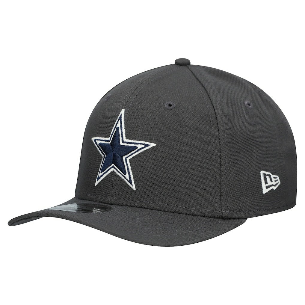 Dallas Cowboys New Era Main 9SEVENTY Adjustable Hat Graphite - NFL