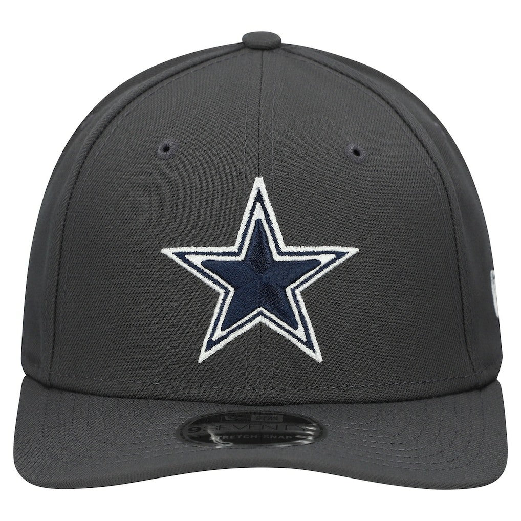 Dallas Cowboys New Era Main 9SEVENTY Adjustable Hat Graphite - NFL